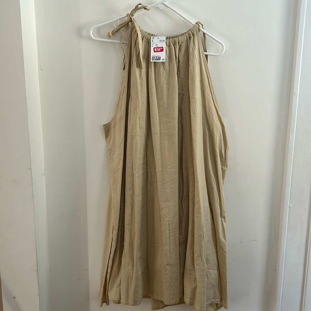 H&M | Tan Cotton Sundress NWT